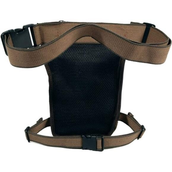 Canvas Waist Pack Drop Leg Bag Belt Bumbag Multi-Purpose Motorcycle bag - Picture 2 of 7